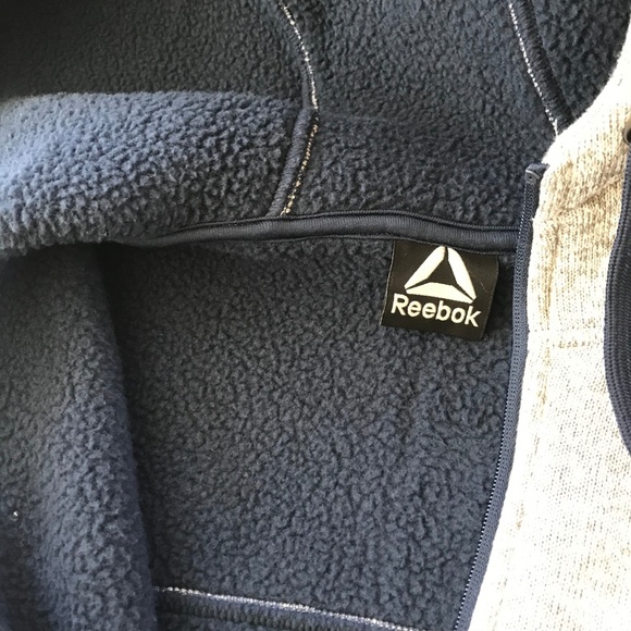 Reebok Heavy Winter Fleece Jacket Sweater Size XL - Picture 4 of 6